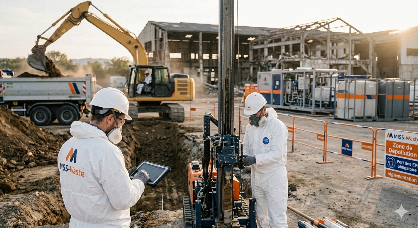 Dépollution de sites industriels MISS-Waste